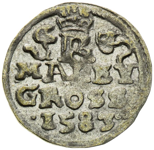 Kleingroschen 1583 - back