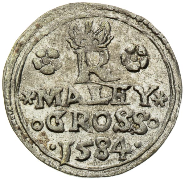 Kleingroschen 1584 - back