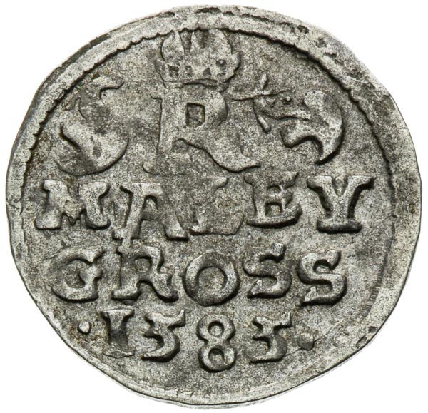 Kleingroschen 1585 - back