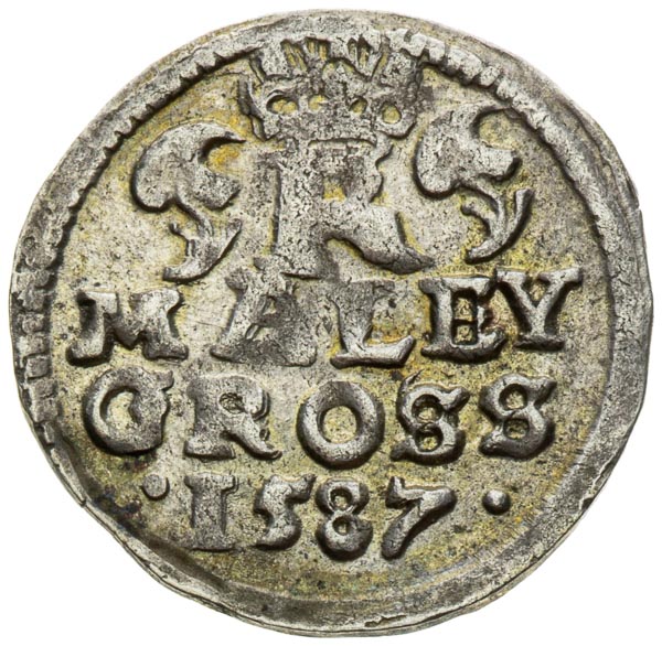 Kleingroschen 1587 - back