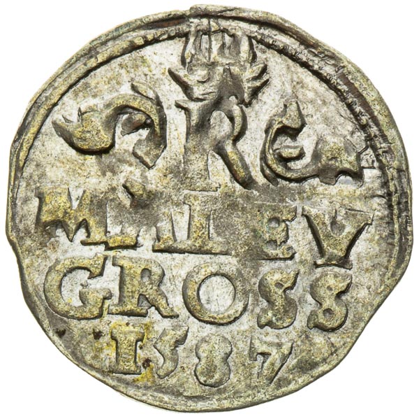 Kleingroschen 1587 - back