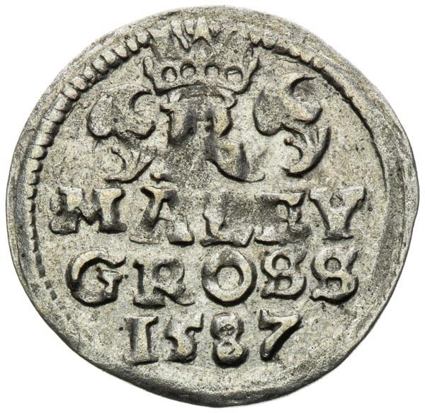 Kleingroschen 1587 - back