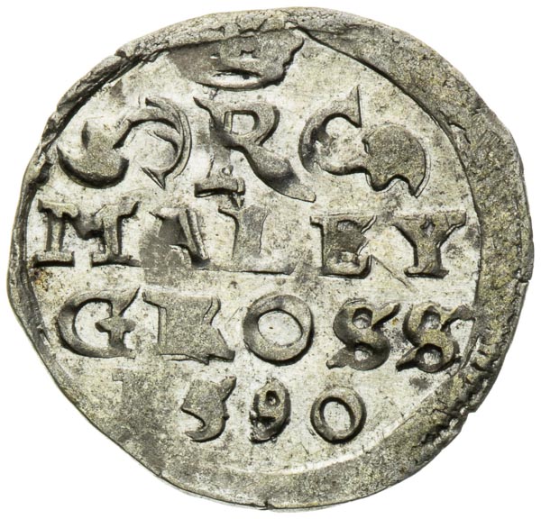 Kleingroschen 1590 - back