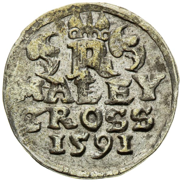 Kleingroschen 1591 - back