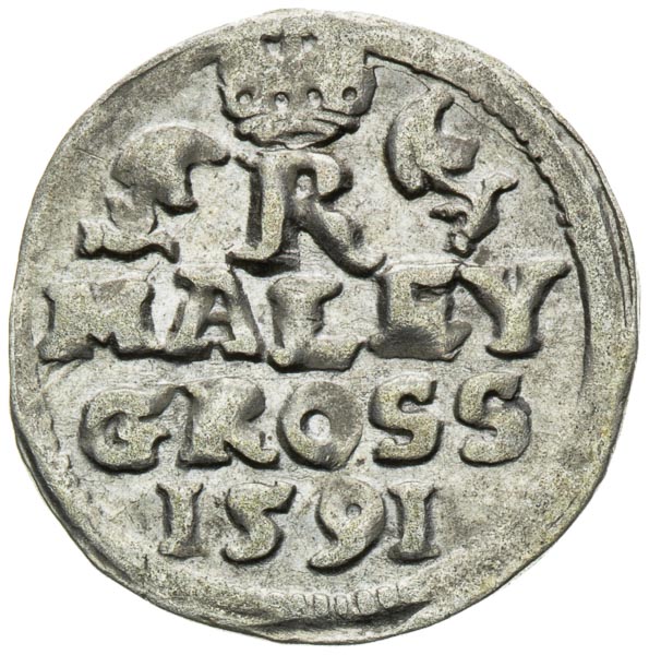 Kleingroschen 1591 - back