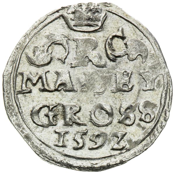 Kleingroschen 1592 - back