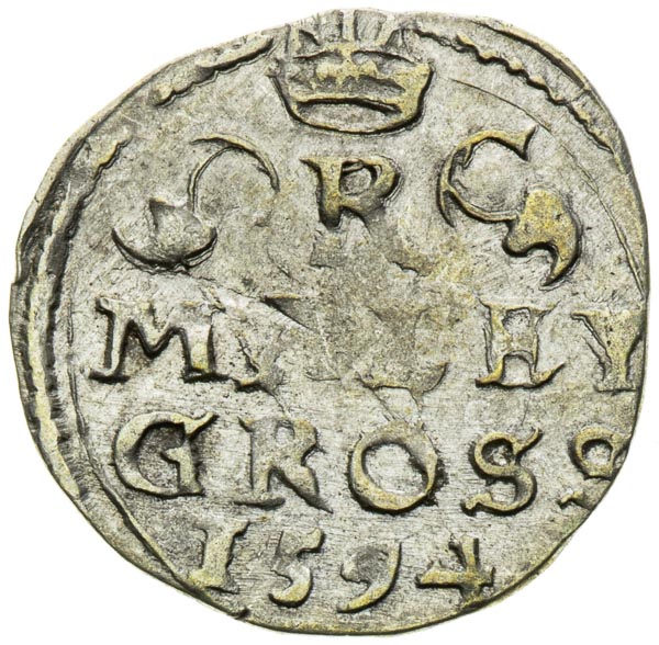 Kleingroschen 1594 - back