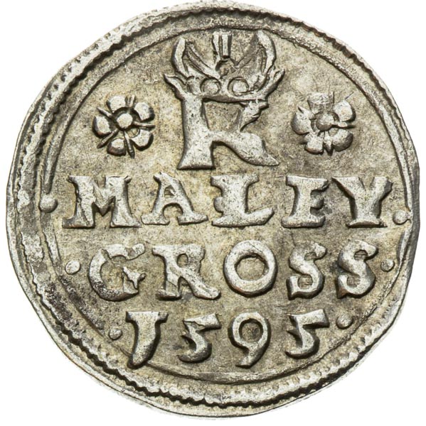 Kleingroschen 1595 - back