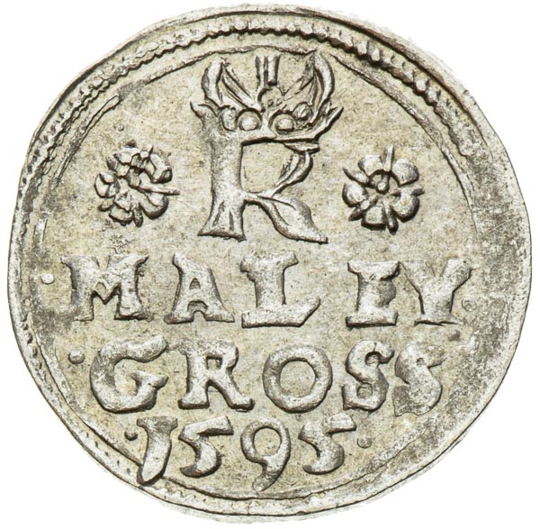 Kleingroschen 1595 - back