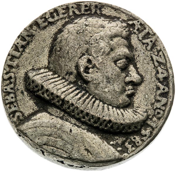 Stříbrná medaile 1583 - avers