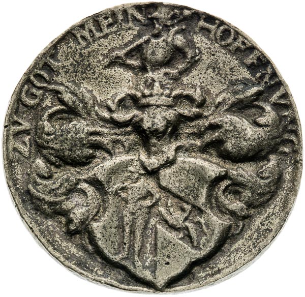 Stříbrná medaile 1583 - revers