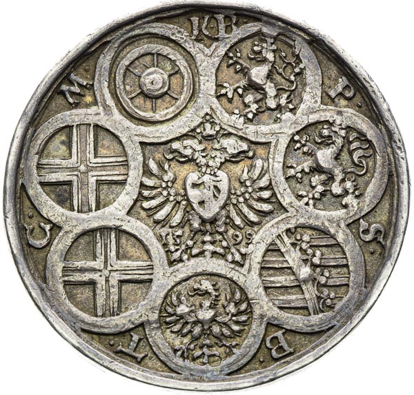 Stříbrná medaile 1599 - revers