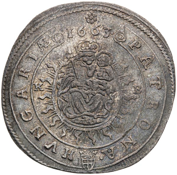 XV Kreutzer 1663 - back