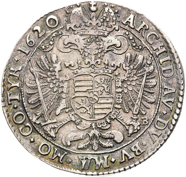 1/2 Thaler 1620 - back