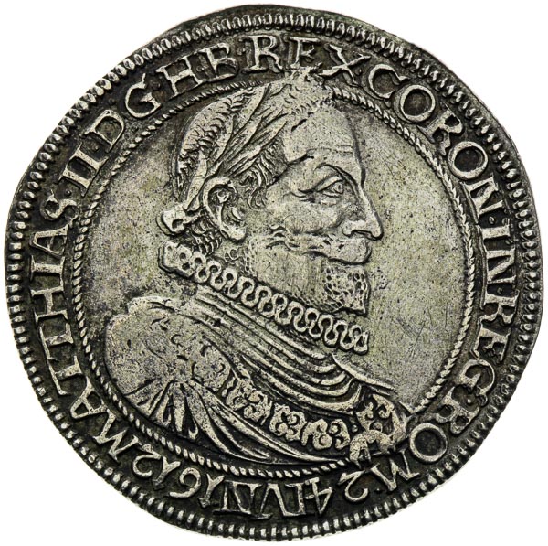 Stříbrná medaile 1612 - avers