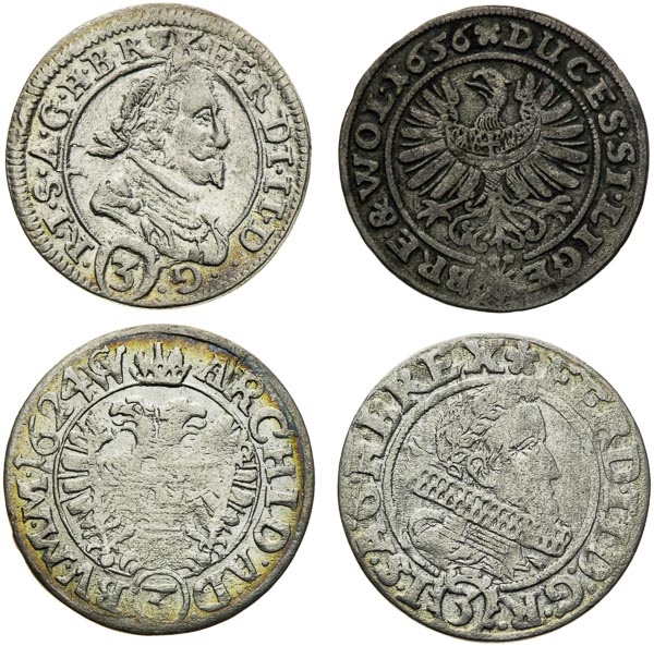 3 Kreutzer (4 pcs) - front