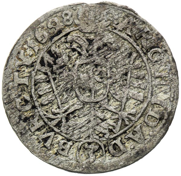 3 Kreutzer 1628 - back