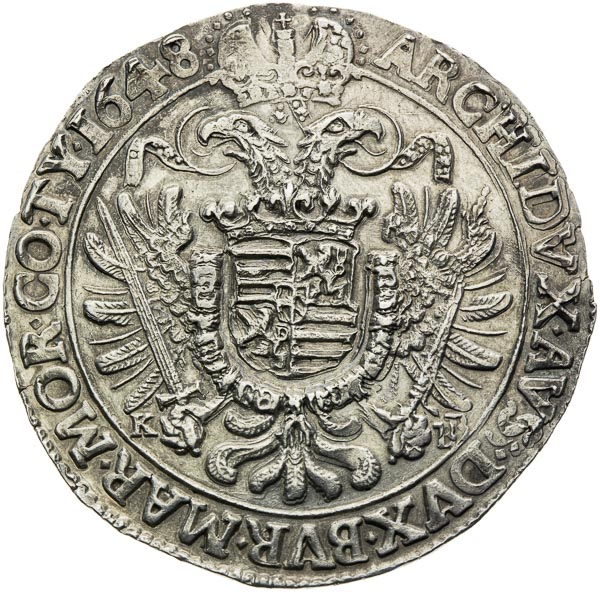 Thaler 1648 - back