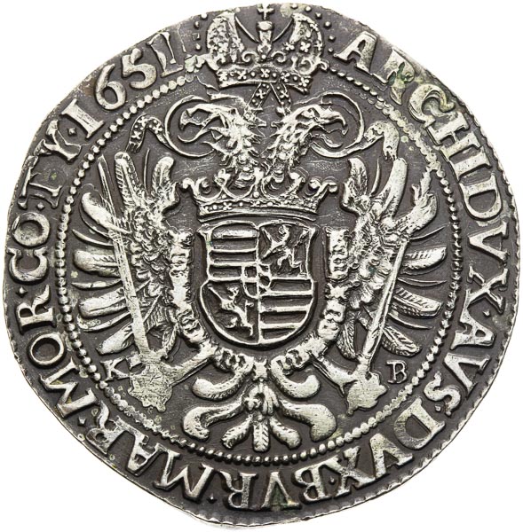 Thaler 1651 - back