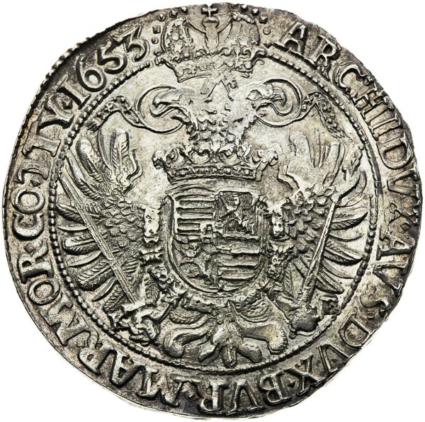 Thaler 1653 - back