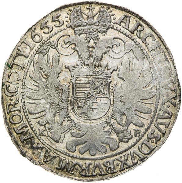 Thaler 1655 - back