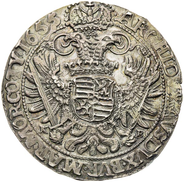 Thaler 1655 - back