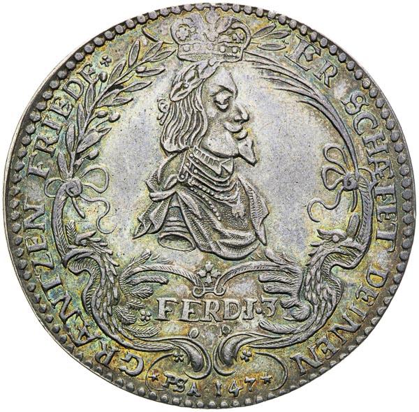 Silver medal 1648 - front