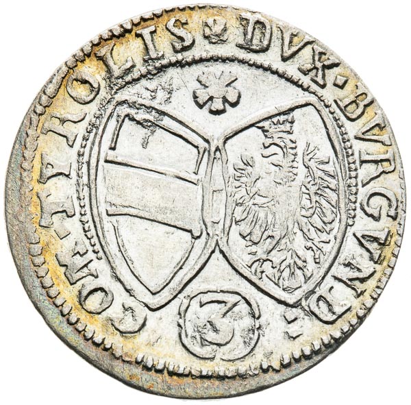 3 Kreutzer 1639 - back