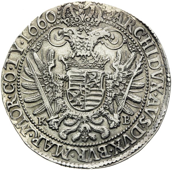 Thaler 1660 - back