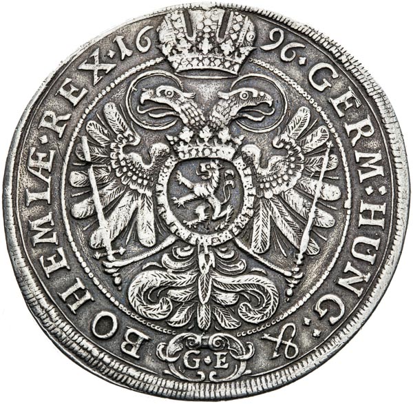 Thaler 1696 - back