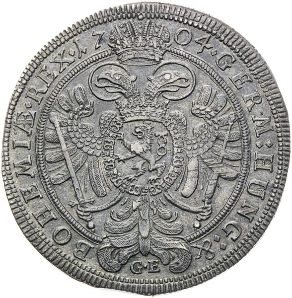Thaler 1704 - back