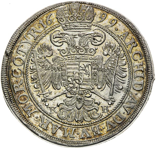 1/2 Thaler 1699 - back