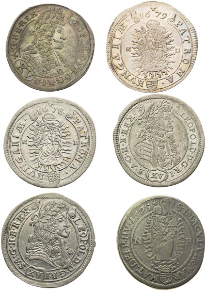 XV Kreutzer lot (6 ks)  - front