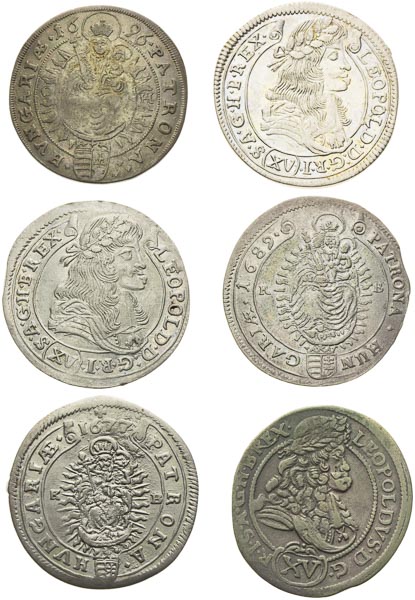 XV Kreutzer lot (6 ks)  - back