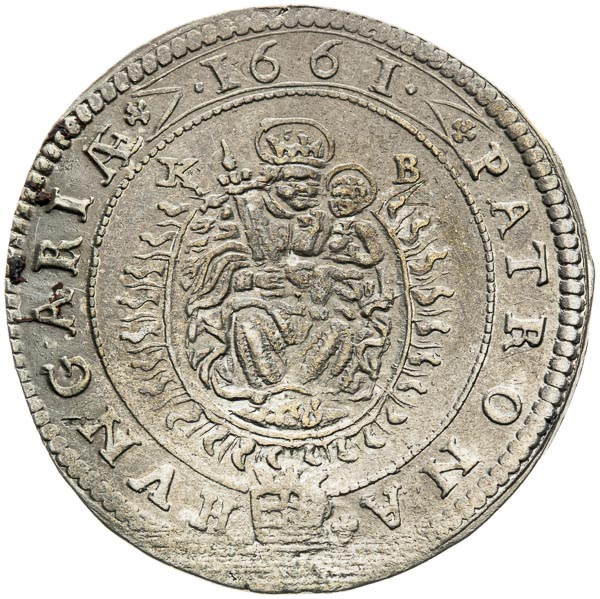 XV Kreutzer 1661 - back