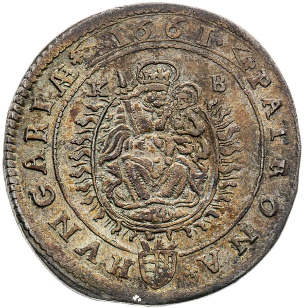 XV Kreutzer 1661 - back