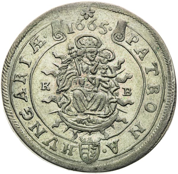 XV Kreutzer 1665 - back