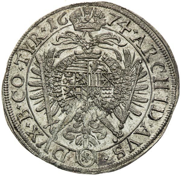 XV Kreutzer 1674 - back
