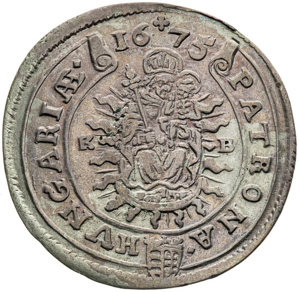 XV Kreutzer 1675 - back