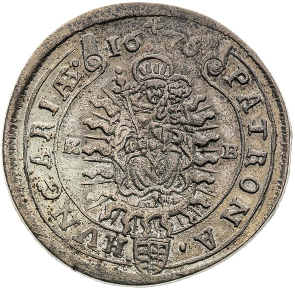 XV Kreutzer 1676 - back
