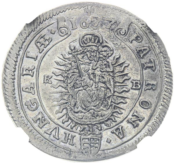 XV Kreutzer 1677 - back