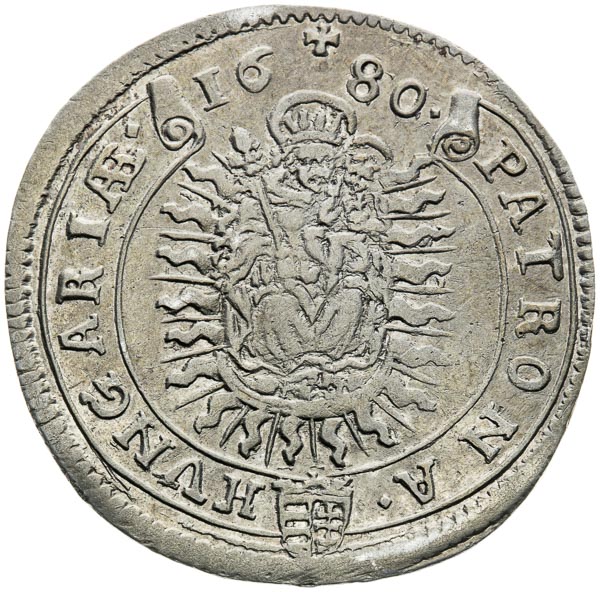 XV Kreutzer 1680 - back