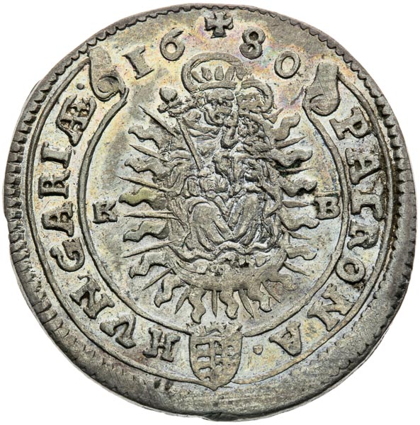XV Kreutzer 1680 - back
