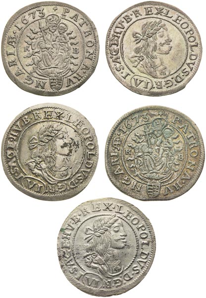 VI Kreutzer lot (5 ks) - back