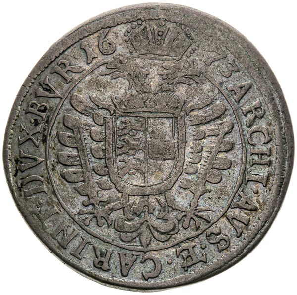 6 Kreutzer 1673 - back