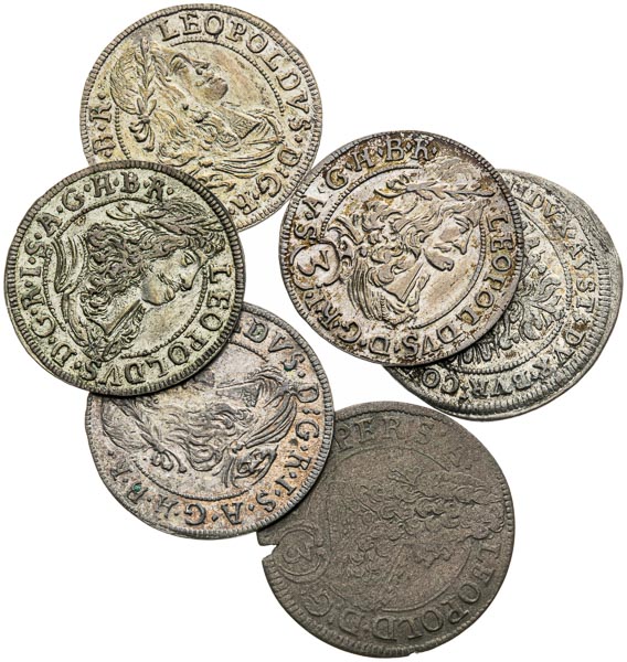 3 Kreutzer (6 pcs) - front