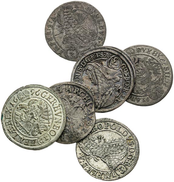 3 Kreutzer (6 pcs) - front