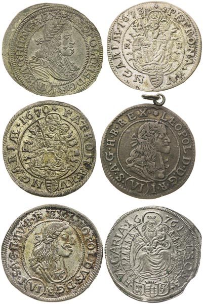 3 Kreutzer (6 ks) - front