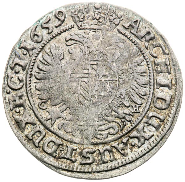 3 Kreutzer 1659 - back