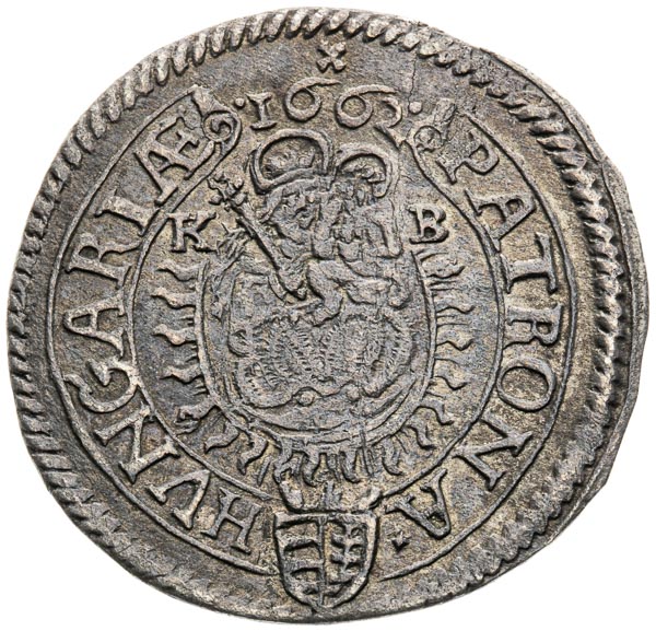 3 Kreutzer 1662 - back